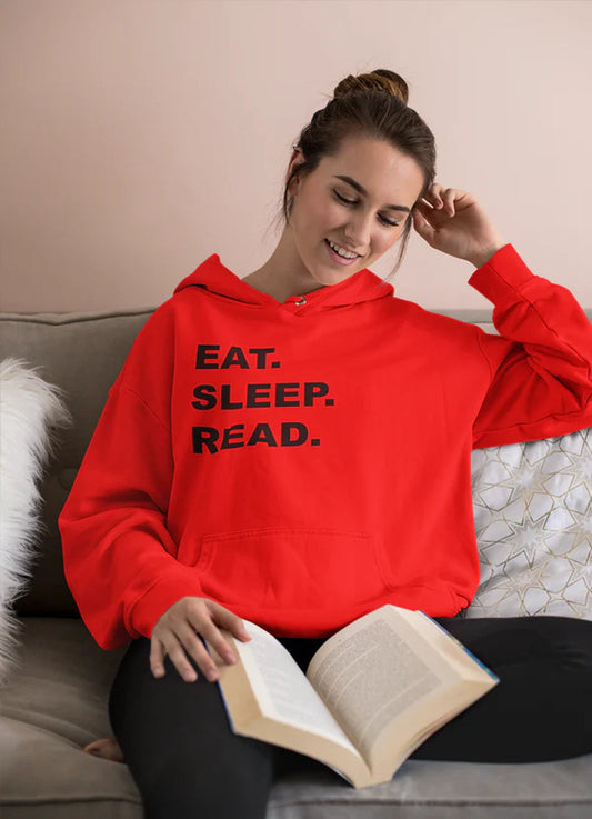 Cozy Up in Our Eat Sleep Read Hoodie! 📚✨