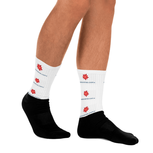 MaxUverse Black Foot Sublimated Socks