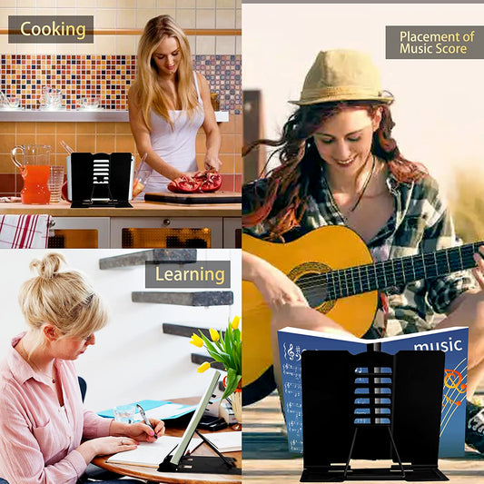 Metal Book Stand Book Holder Book Stand for Reading Adjustable Book Holder For