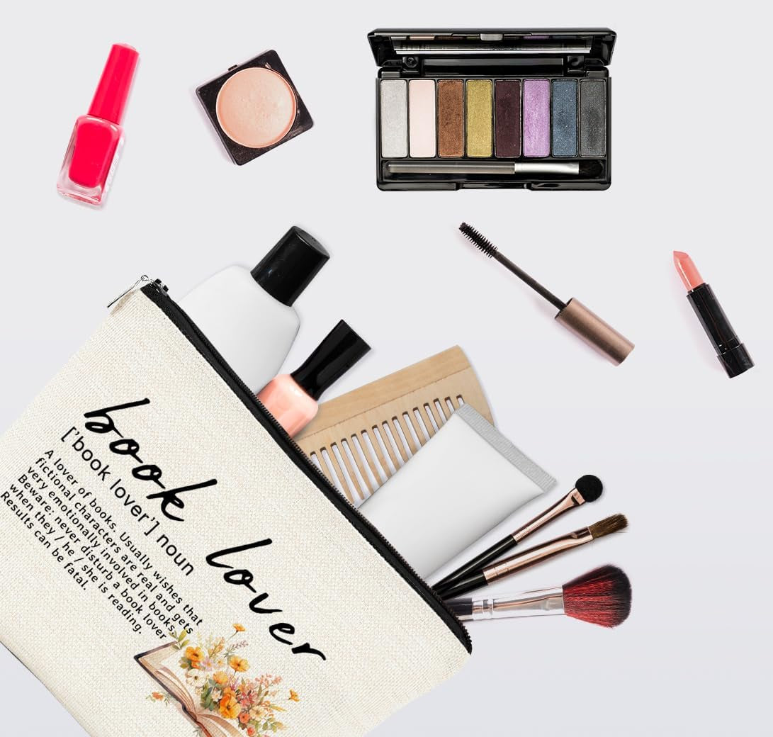 Makeup Bag for Book Lovers