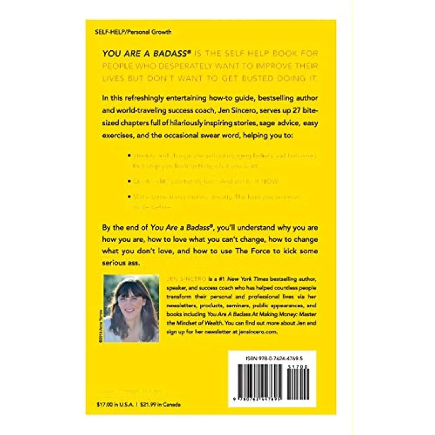 : You Are a Badass®: How to Stop Doubting Your Greatness and Start Living an Awesome Life (Paperback)