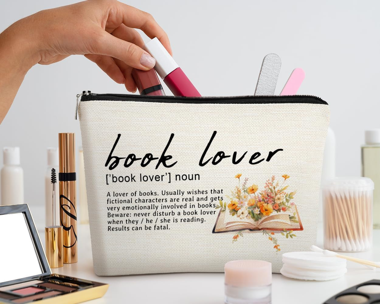 Makeup Bag for Book Lovers
