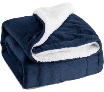 Sherpa Lamb Fleece Blanket