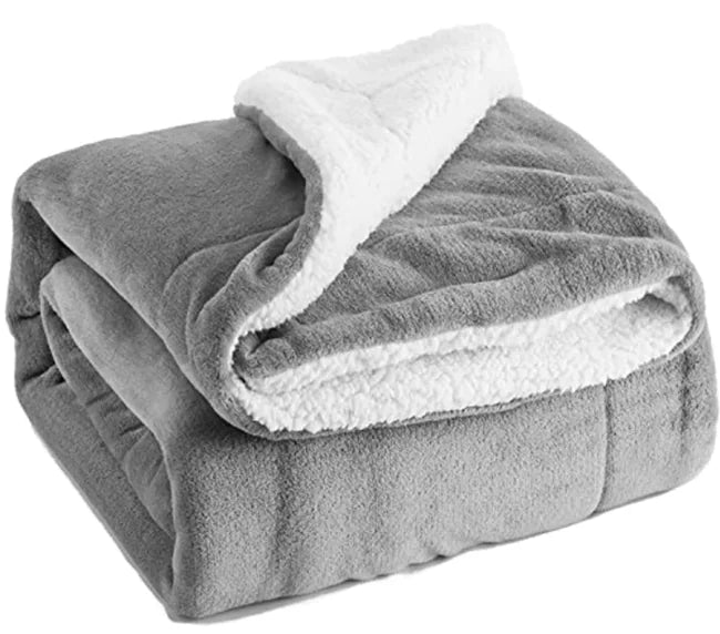 Sherpa Lamb Fleece Blanket