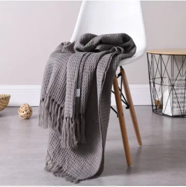 Comfy Knitted Wool Blanket