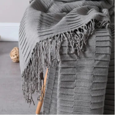 Comfy Knitted Wool Blanket