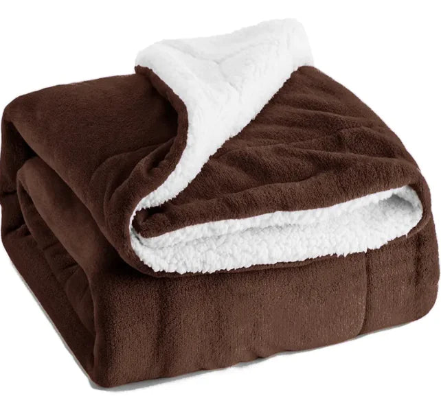 Sherpa Lamb Fleece Blanket