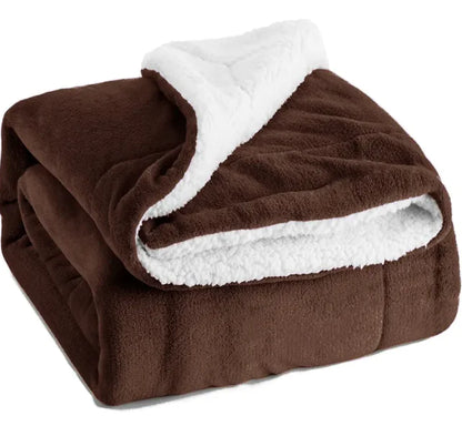 Sherpa Lamb Fleece Blanket