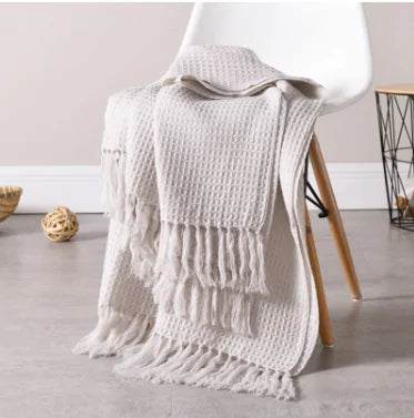 Comfy Knitted Wool Blanket